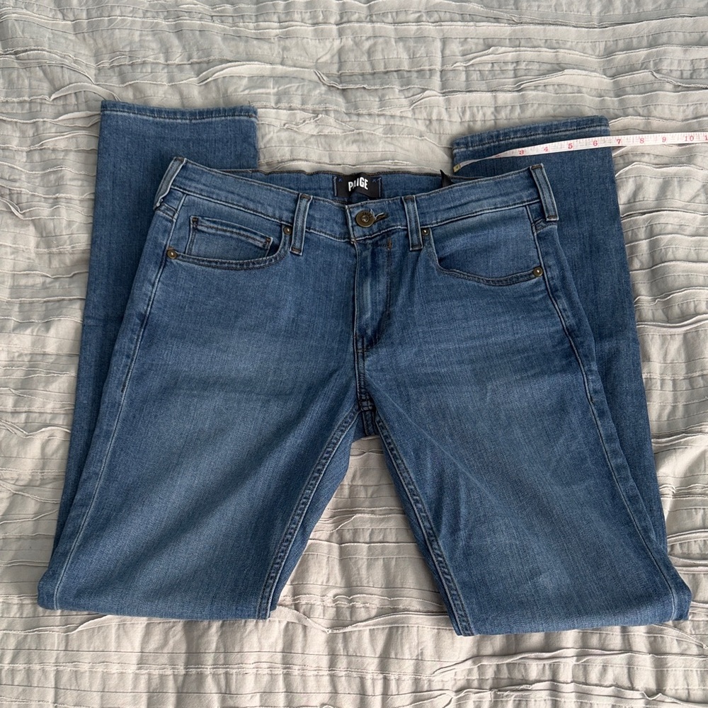 PAIGE Lennox Classic Indigo Jeans 30